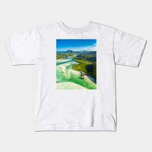 Hill Inlet Whitsundays, Queensland Kids T-Shirt